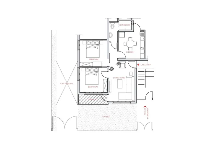 公寓 Flat Koskluciftlik 尼科西亚